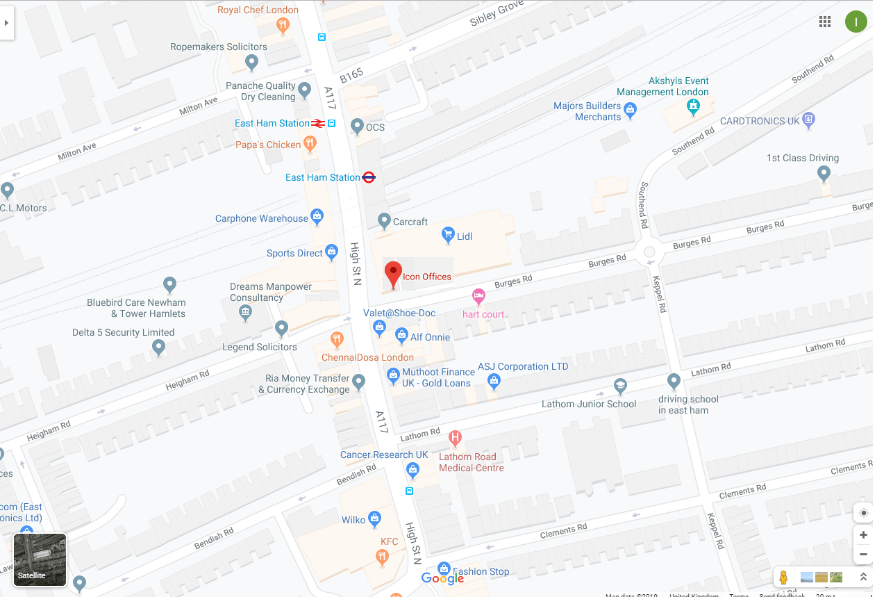 Icon Office East Ham location